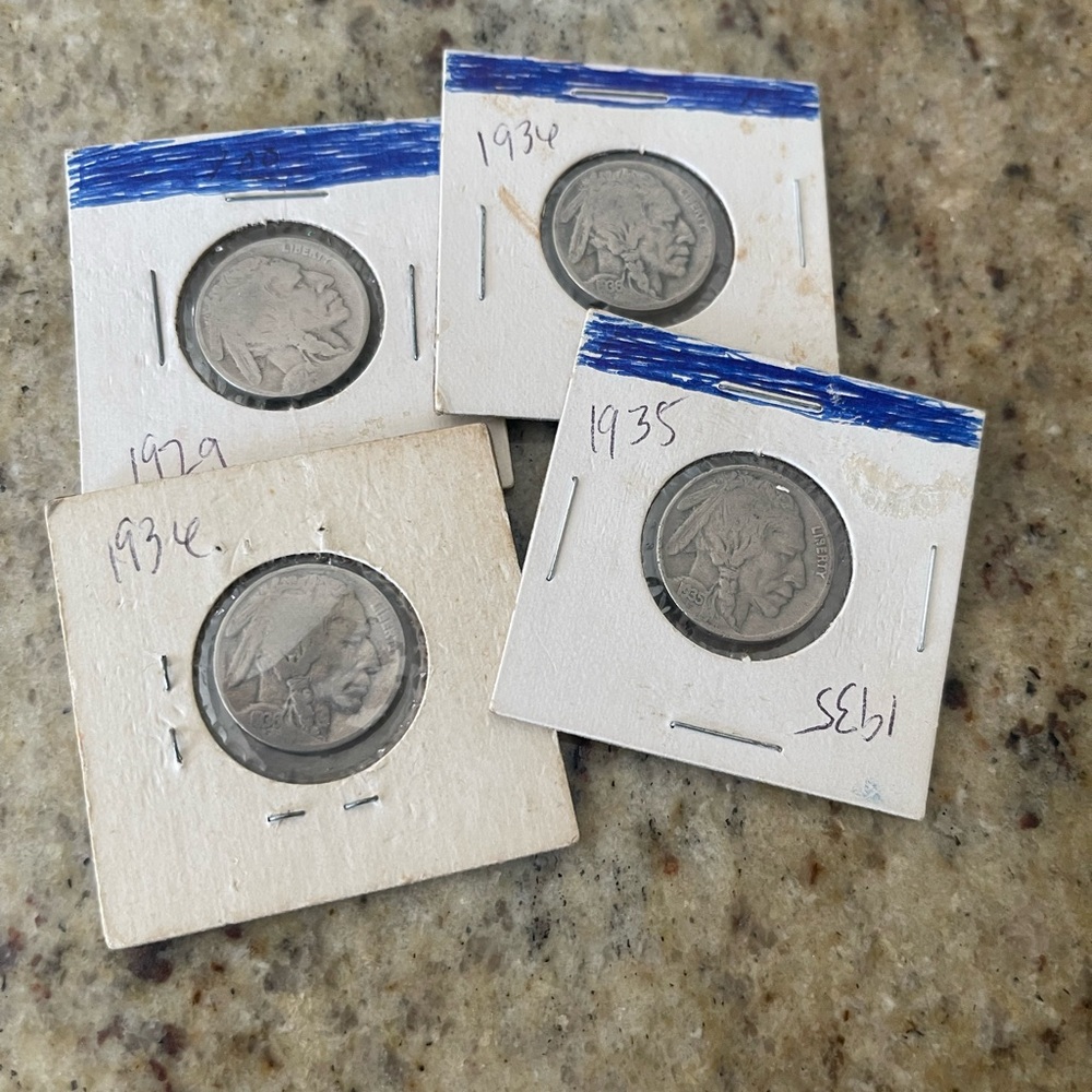 Liberty 1929 Buffalo Nickels